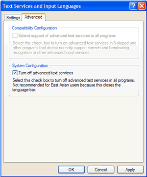 Advanced Text Services
