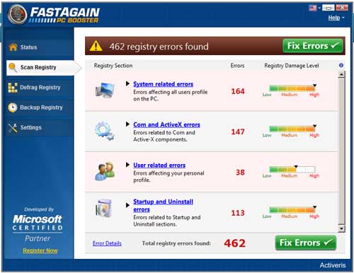 Fast Again Finished PC Scan
