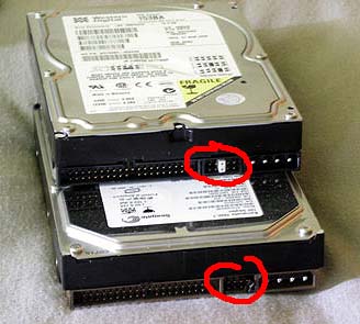Master Slave Settings on IDE Hard Drive