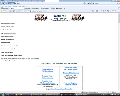 Hijack of Webtrail