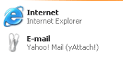 YAttach set as default email