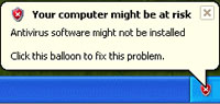 Antivirus is turned off