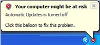 Automatic Updates are turned off