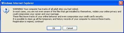 Drive Cleaner Popup Warning