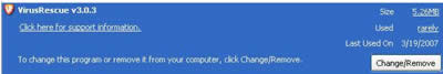 Add/Remove Virus Rescue