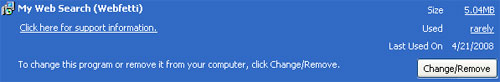 Webfetti Uninstall
