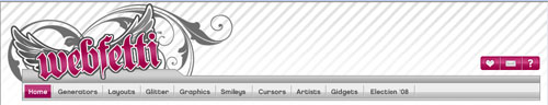 Webfetti